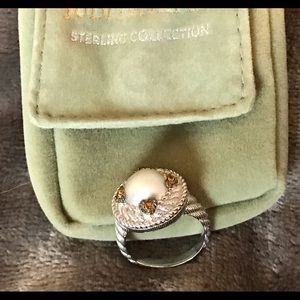 Judith Ripka for QVC Sterling Collection ring.